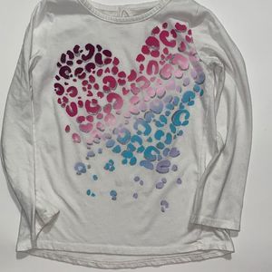 Jumping beans Long Sleeve Rainbow Heart print